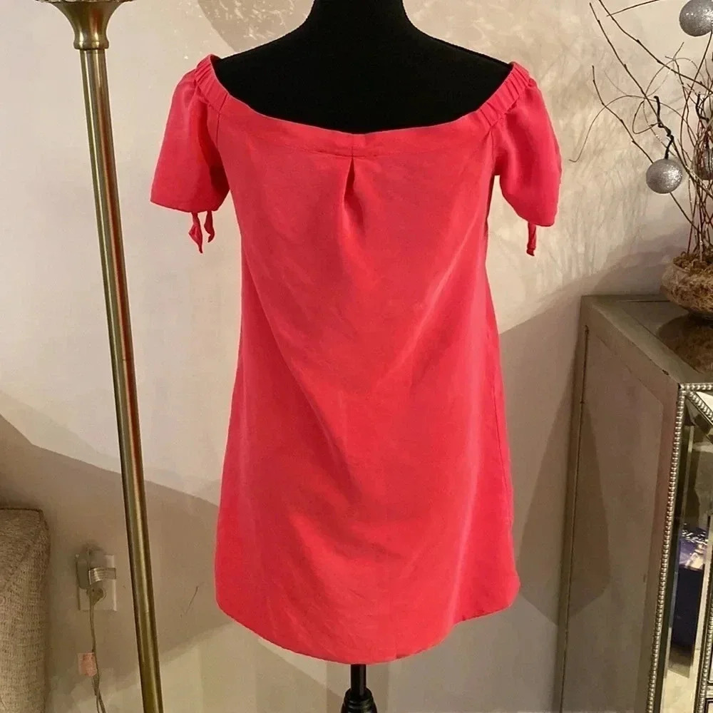 AMANDA Uprichard Absolutely Adorable Silk Dress Size M - Picture 5 of 8